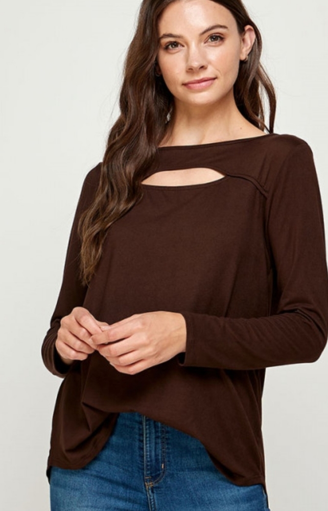 NWT Brown Top